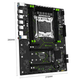 X99 MR9A-H ATX Motherboard Supports LGA2011-3 Xeon E5 V3 V4 CPUs DDR4 NVMe M.2 X99 LGA2011-3 Motherboard